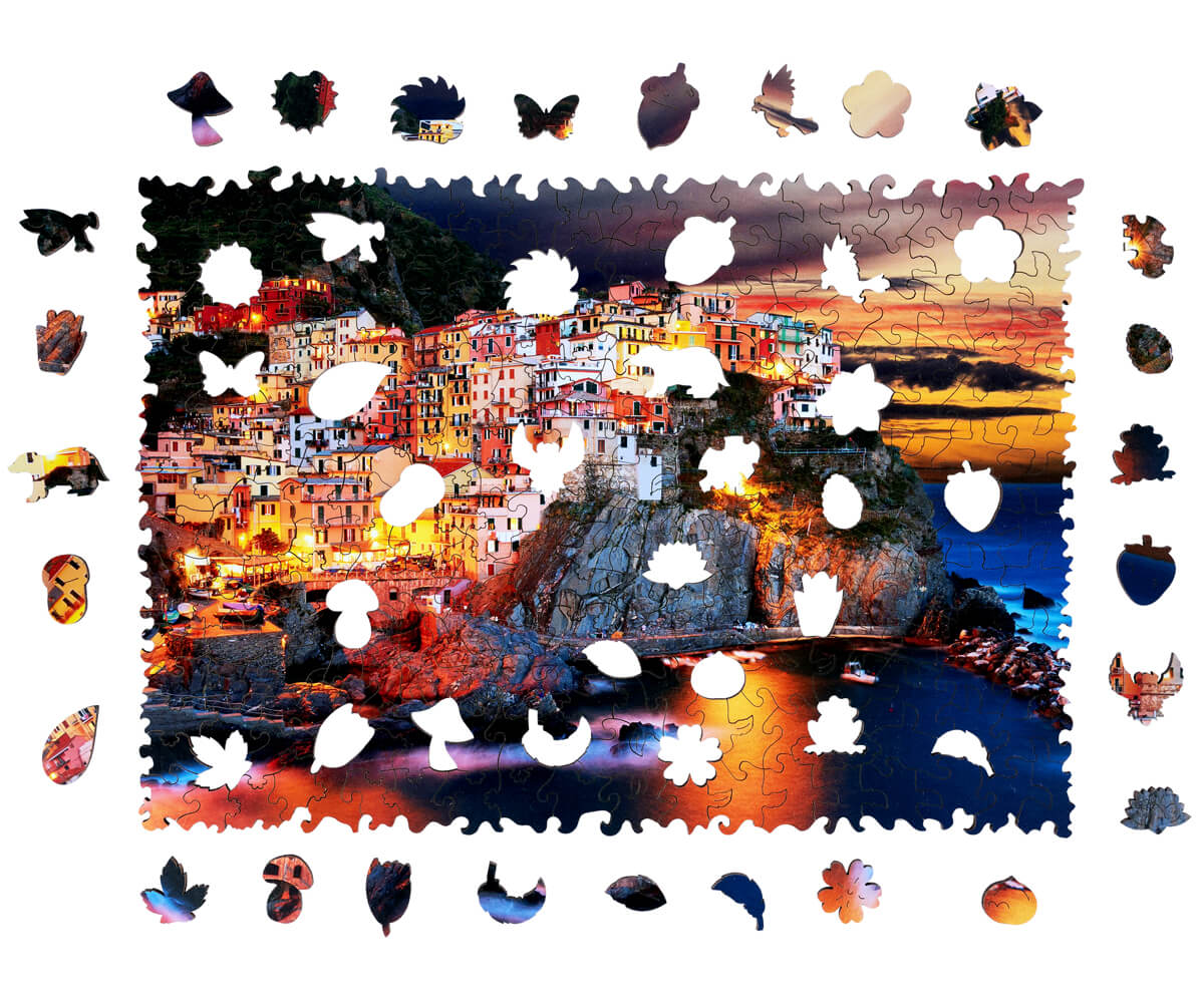 Manarola in Italien