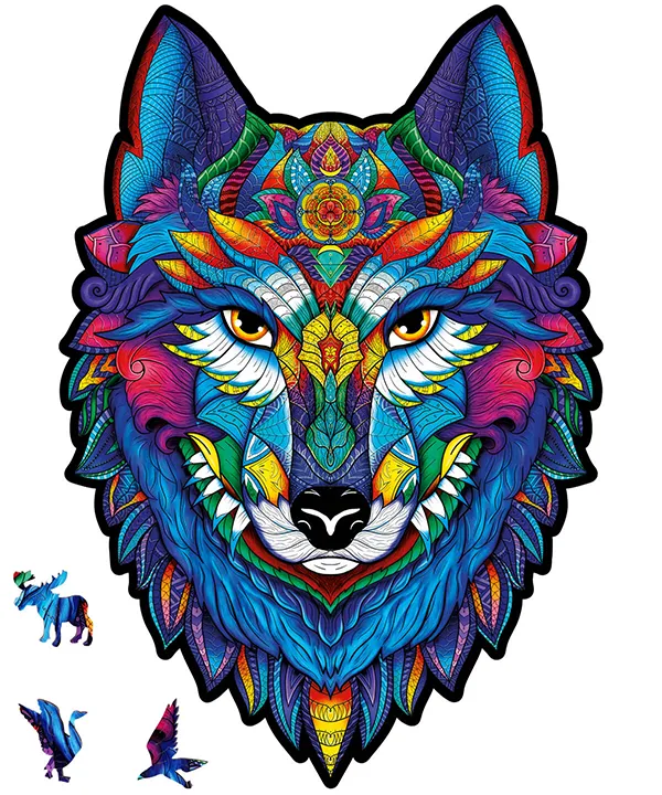 Majestätischer Wolf